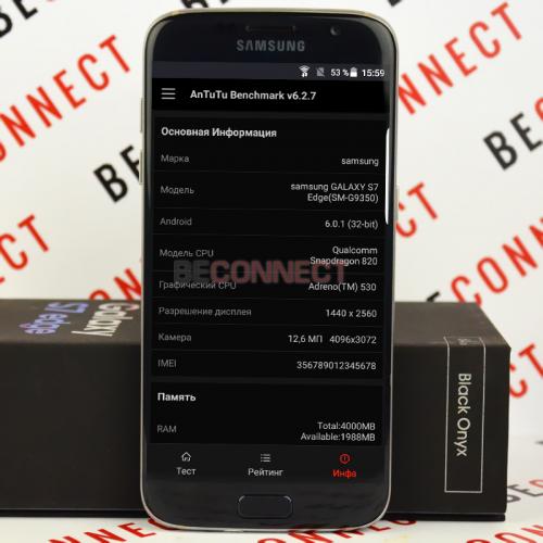 Samsung Galaxy S7 Edge Black Onix